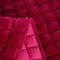 91家纺网 家纺一手货源 找家纺 索弗莱家纺 2018冬季新款 剪花法莱绒加厚床褥床垫 酒红色