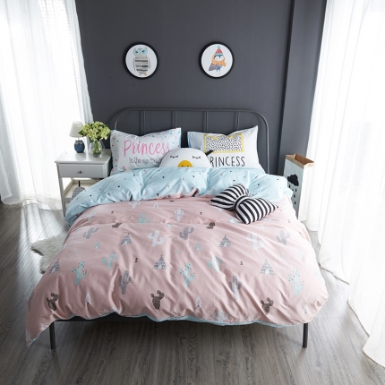 91家纺网 家纺一手货源 找家纺 （总）静家居家纺 高支高密40贡缎长绒棉四件套