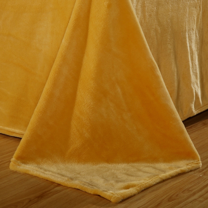 91家纺网 家纺一手货源 找家纺 （总）瑞驰家纺 保暖舒适纯色法莱绒四件套