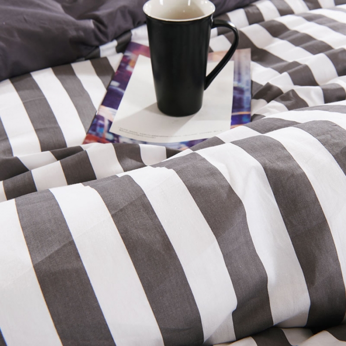 91家纺网 家纺一手货源 找家纺 梦家居 全棉韩国简约风格系列四件套陌路