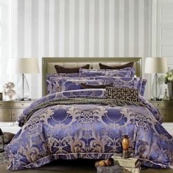 (总)OL家纺 亲肤柔软婵丝四件套床盖款