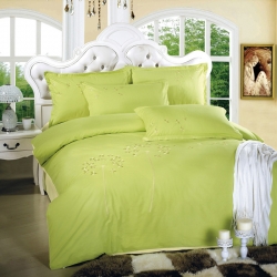 (总)彩窝窝家纺 专版绣花四件套清新类床单款