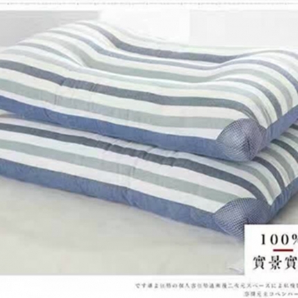 岛村良品 枕头（一对装） 三色条蓝 其他