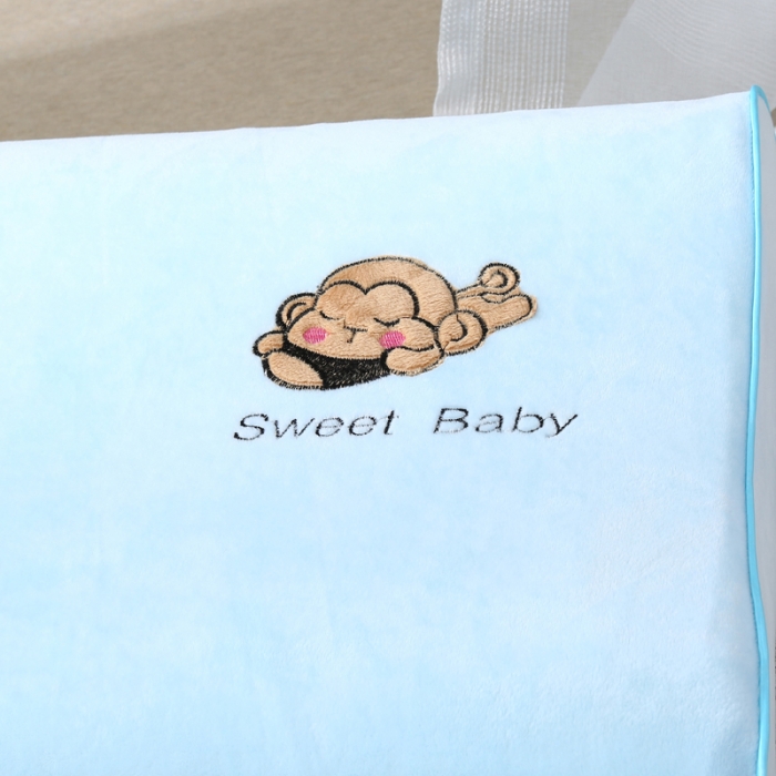 91家纺网 家纺一手货源 找家纺 泰国天然乳胶枕头成人款40*60平面按摩款刺绣枕头