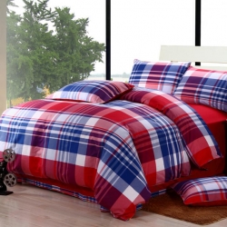 凯歌家纺 时尚水洗色织四件套爱情海畔