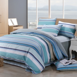 凯歌家纺 时尚水洗色织四件套时尚云端