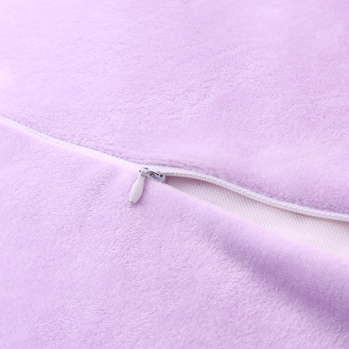 91家纺网 家纺一手货源 找家纺 希咪岚 KT猫贴布绣儿童乳胶枕  紫色