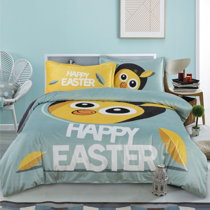 91家纺网 家纺一手货源 找家纺 （总）漫调家纺 温暖舒适水晶绒四件套