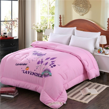 畅畅家纺 高档新款羽丝绒被芯棉被被芯 普罗旺斯