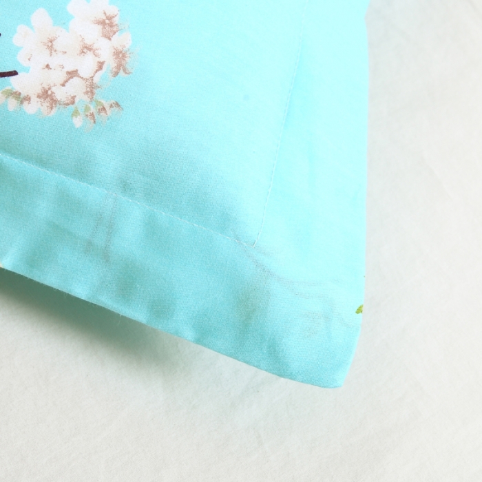 91家纺网 家纺一手货源 找家纺 枕套纯棉清新花园