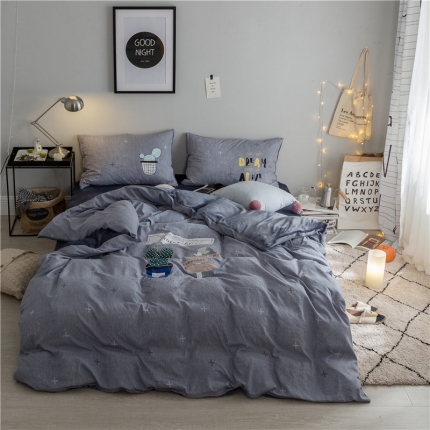 91家纺网 家纺一手货源 找家纺 慕梵大版定位 水洗暖绒+法莱绒四件套多规格尺寸床单款珊瑚绒