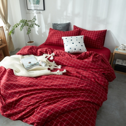 91家纺网 家纺一手货源 找家纺 北欧良品（7规格现货）水洗棉被套单品无印良品被套单件