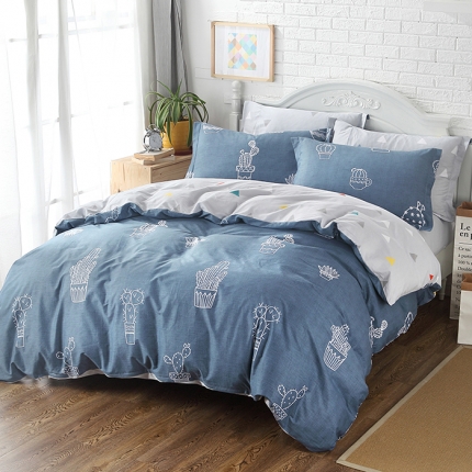 91家纺网 家纺一手货源 找家纺 星期三家纺 全棉13372优质新疆棉四件套（加老板微信有会员价）