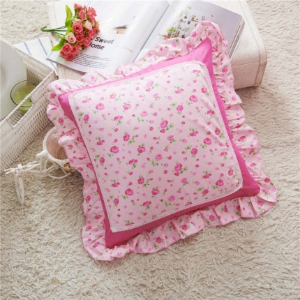 91家纺网 家纺一手货源 找家纺 菊尚家纺 全棉13372韩版四件套春意盎然配件