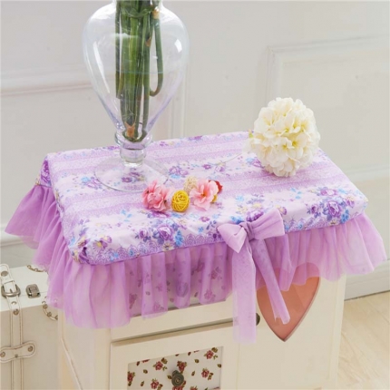 91家纺网 家纺一手货源 找家纺 菊尚家纺 全棉13372韩版四件套风铃草配件