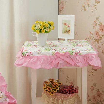 91家纺网 家纺一手货源 找家纺 菊尚家纺 全棉13372韩版四件套浓情粉香配件