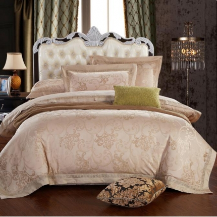 91家纺网 家纺一手货源 找家纺 (总)玖玖爱家纺 欧式奢华仿丝棉压花四件套 