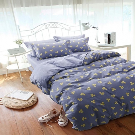 91家纺网 家纺一手货源 找家纺 （总）孩子王家纺 小清新宜家系列四件套床单款