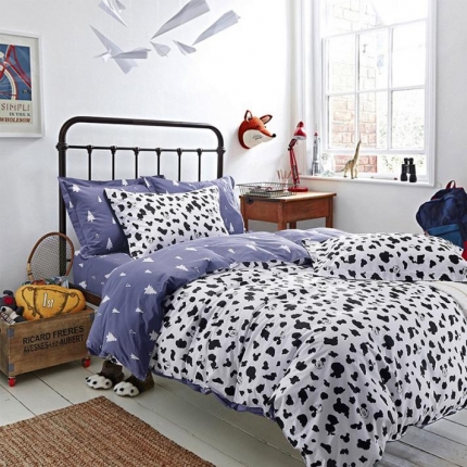 91家纺网 家纺一手货源 找家纺 （总）孩子王家纺 小清新宜家系列四件套床单款