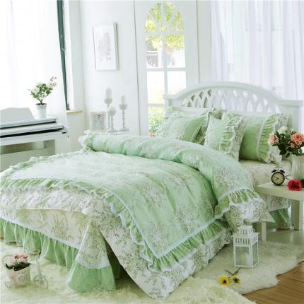 91家纺网 家纺一手货源 找家纺 菊上家纺——全棉133*72小清新系列——清雅之梦