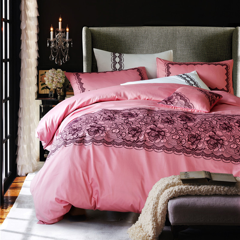 贡缎绣花四件套 朱莉娅