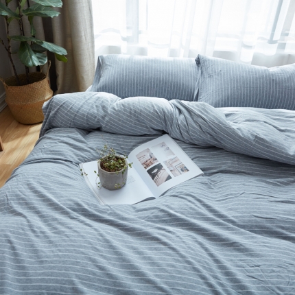 91家纺网 家纺一手货源 找家纺 北欧良品 针织棉四件套 天竺棉四件套无印良品四件套