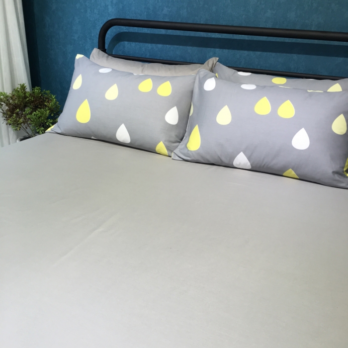 91家纺网 家纺一手货源 找家纺 漫调家纺 全棉北欧风四件套床单款雨意