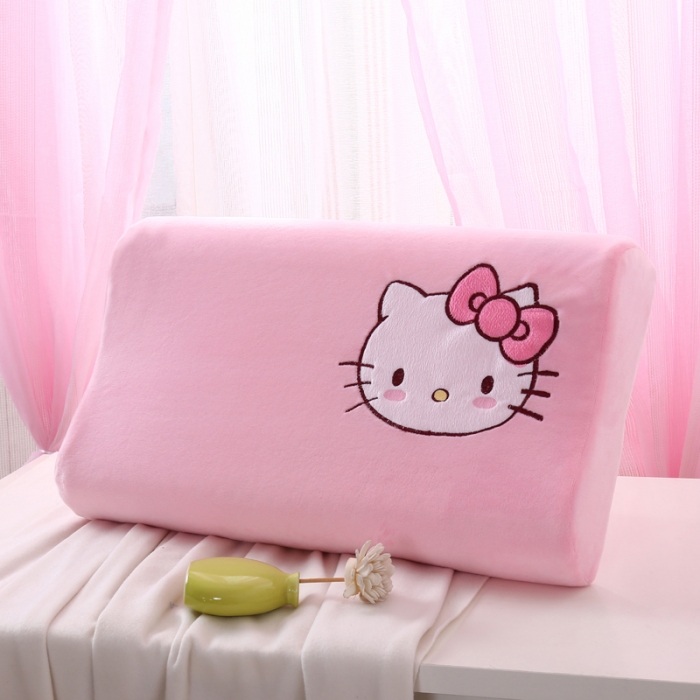 91家纺网 家纺一手货源 找家纺 （总）希咪岚 KT猫贴布绣儿童乳胶枕