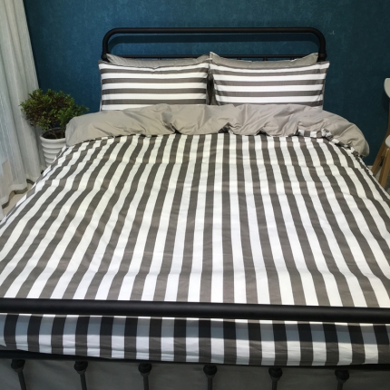 漫调家纺 全棉北欧风四件套床单款绅士