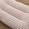91家纺网 家纺一手货源 找家纺 乐享生活 水洗枕芯粉白格纹
