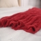 91家纺网 家纺一手货源 找家纺 乐享生活 小菱形毛毯红色