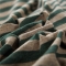 91家纺网 家纺一手货源 找家纺 乐享生活 针织条纹四件套床单款 墨绿中条