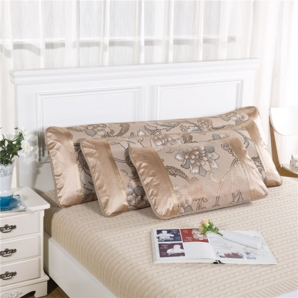 91家纺网 家纺一手货源 找家纺 （总）喜相逢家纺 D18-夏凉双人枕套冰丝凉枕