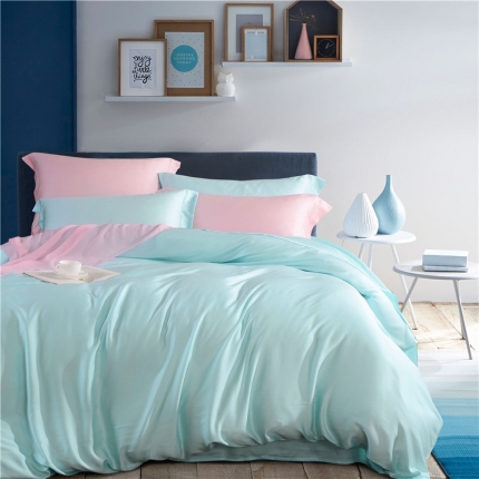 91家纺网 家纺一手货源 找家纺 【DUOMEILY】 60S天丝四件套纯色大全