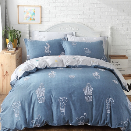 91家纺网 家纺一手货源 找家纺 星期三家纺 13372全棉优质新疆棉四件套（加老板微信有会员价）