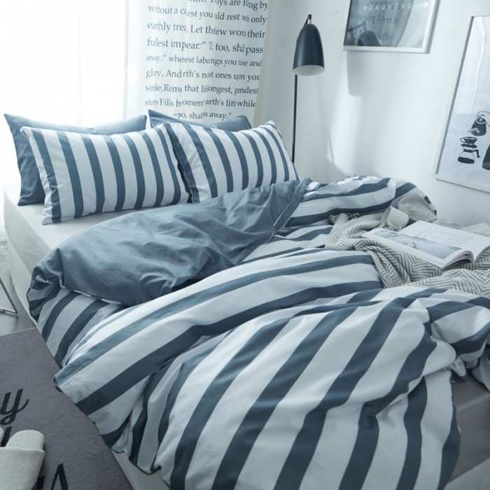 91家纺网 家纺一手货源 找家纺 梦家居韩国宜家简约全棉四件套