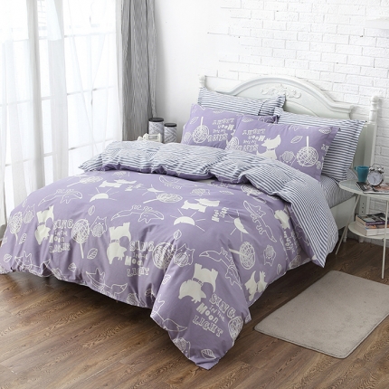 91家纺网 家纺一手货源 找家纺 星期三家纺 13372全棉优质新疆棉四件套（加老板微信有会员价）