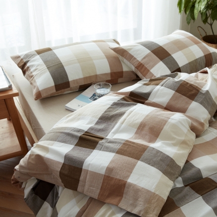 91家纺网 家纺一手货源 找家纺 北欧良品（7规格现货）水洗棉被套单品无印良品被套单件