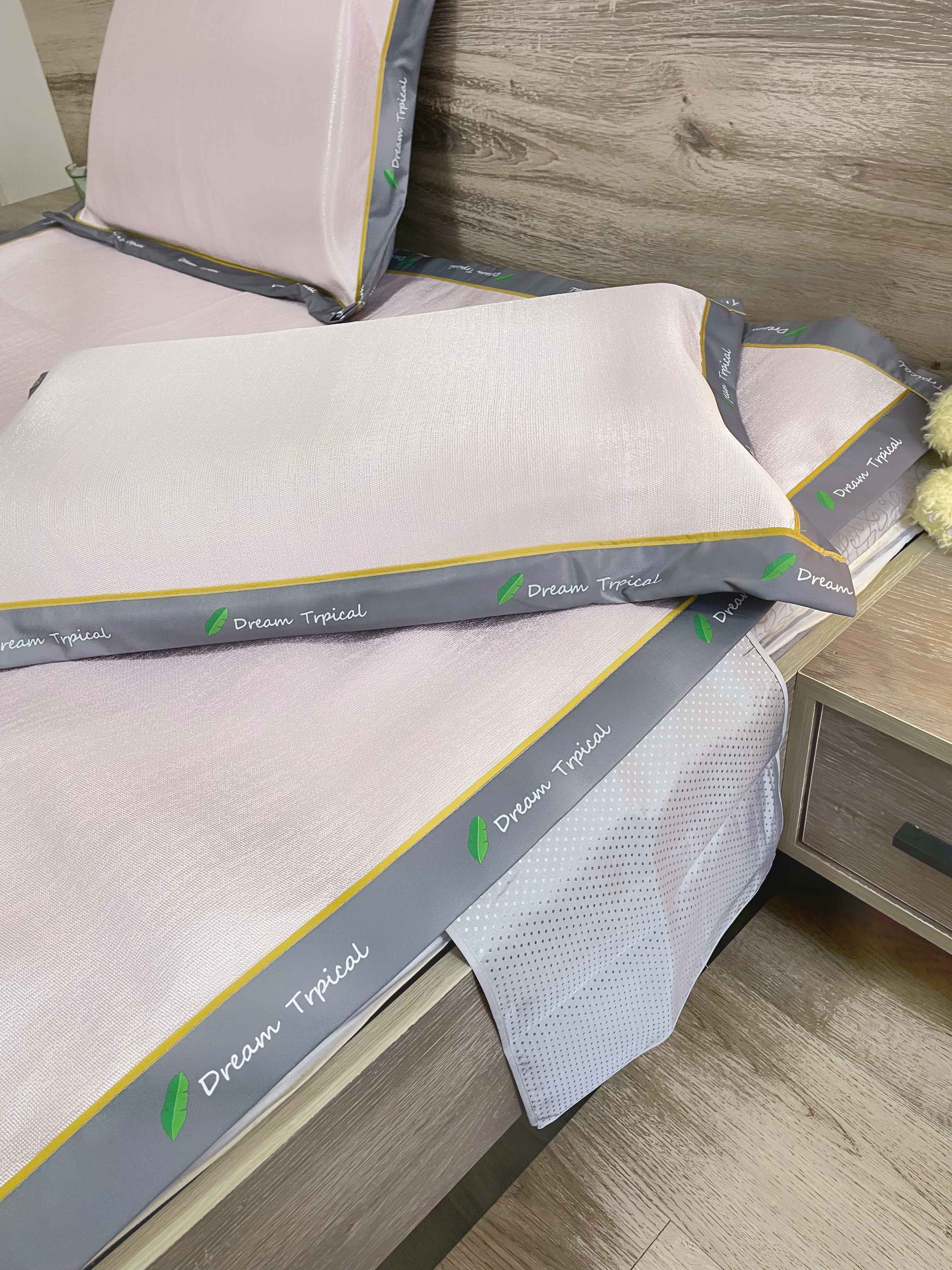 91家纺网 家纺一手货源 找家纺 (总) 宅部落 2022新款900D粗冰丝肌理纹冰丝席