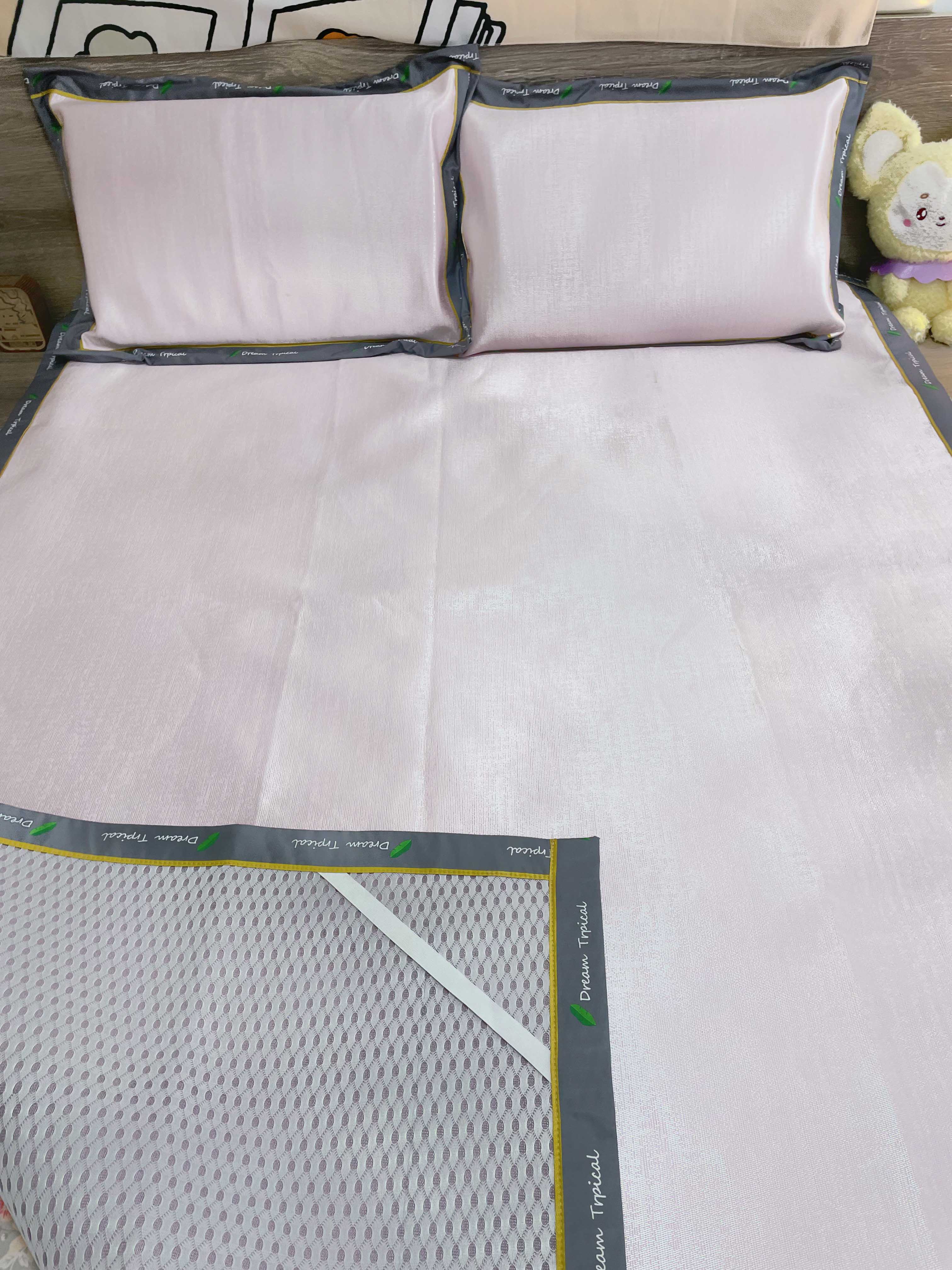 91家纺网 家纺一手货源 找家纺 (总) 宅部落 2022新款900D粗冰丝肌理纹冰丝席