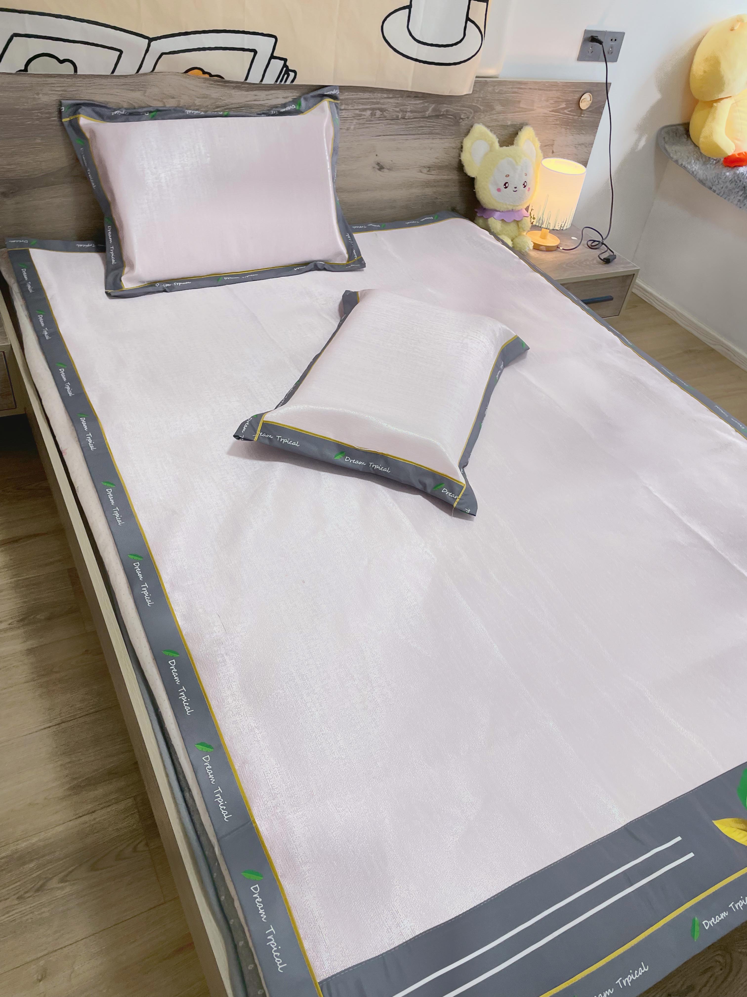 91家纺网 家纺一手货源 找家纺 (总) 宅部落 2022新款900D粗冰丝肌理纹冰丝席