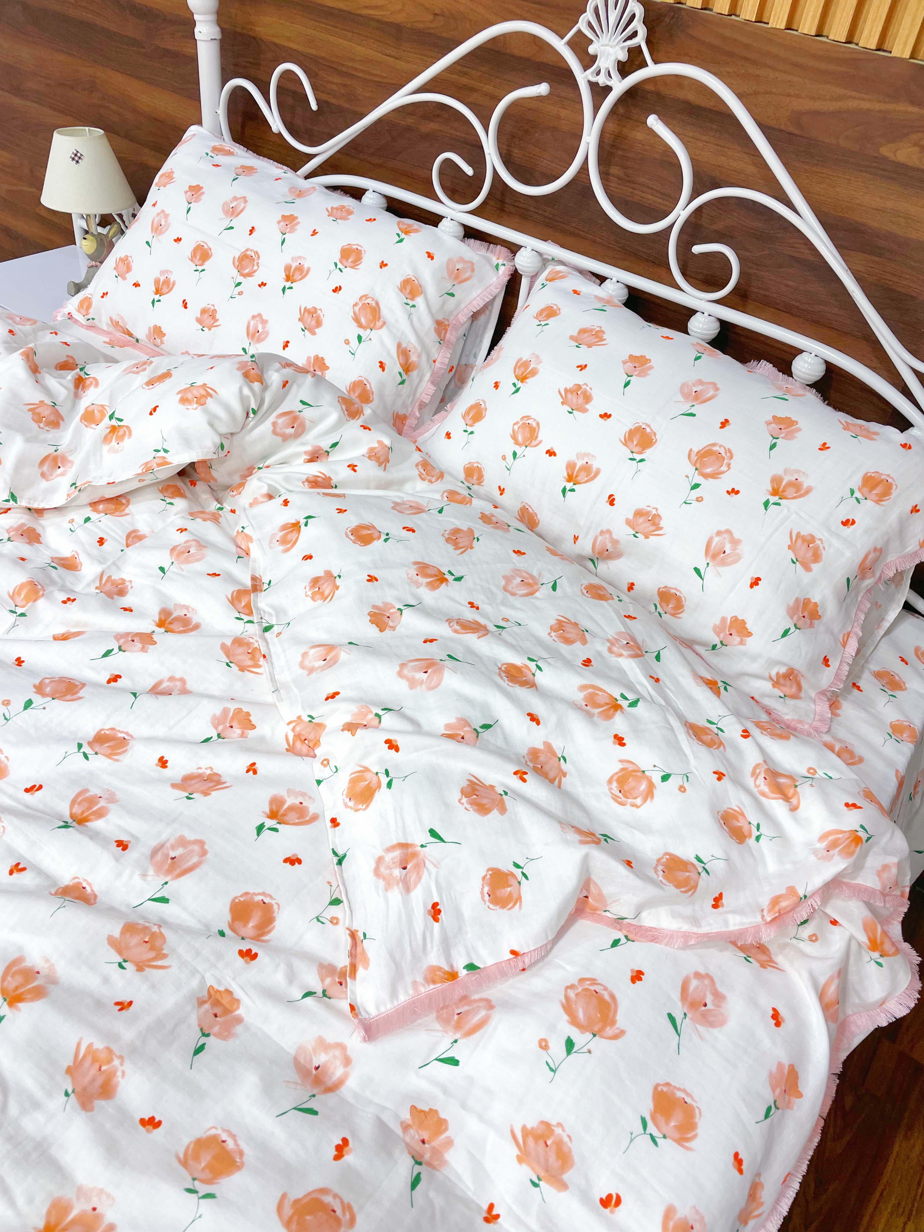 91家纺网 家纺一手货源 找家纺 （总）淑女公社家纺 2022新款双层纱流苏花边款四件套