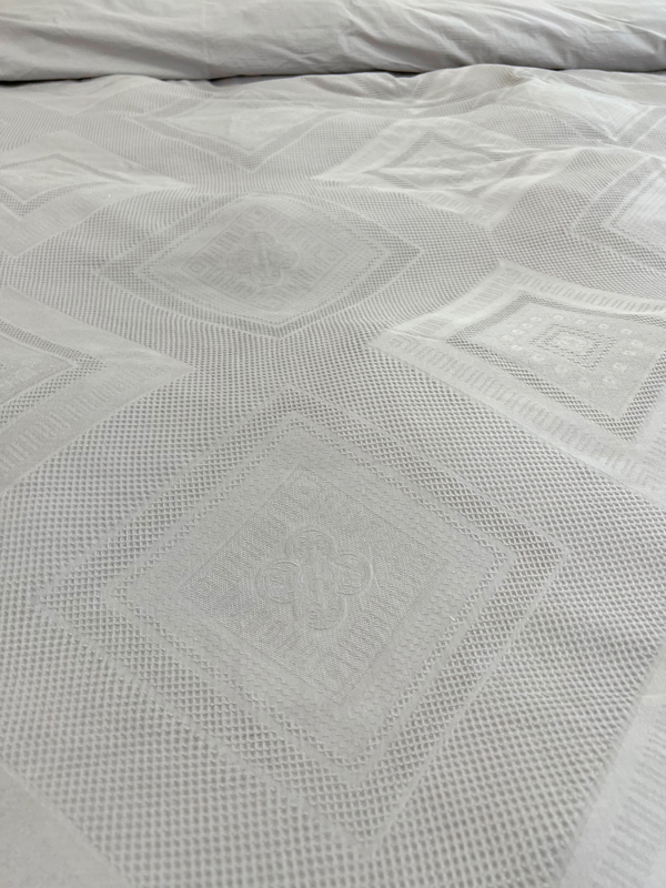 91家纺网 家纺一手货源 找家纺 艾莱2022新款华夫格全棉水洗棉四件套-卡诺凡卡诺凡-雅典灰