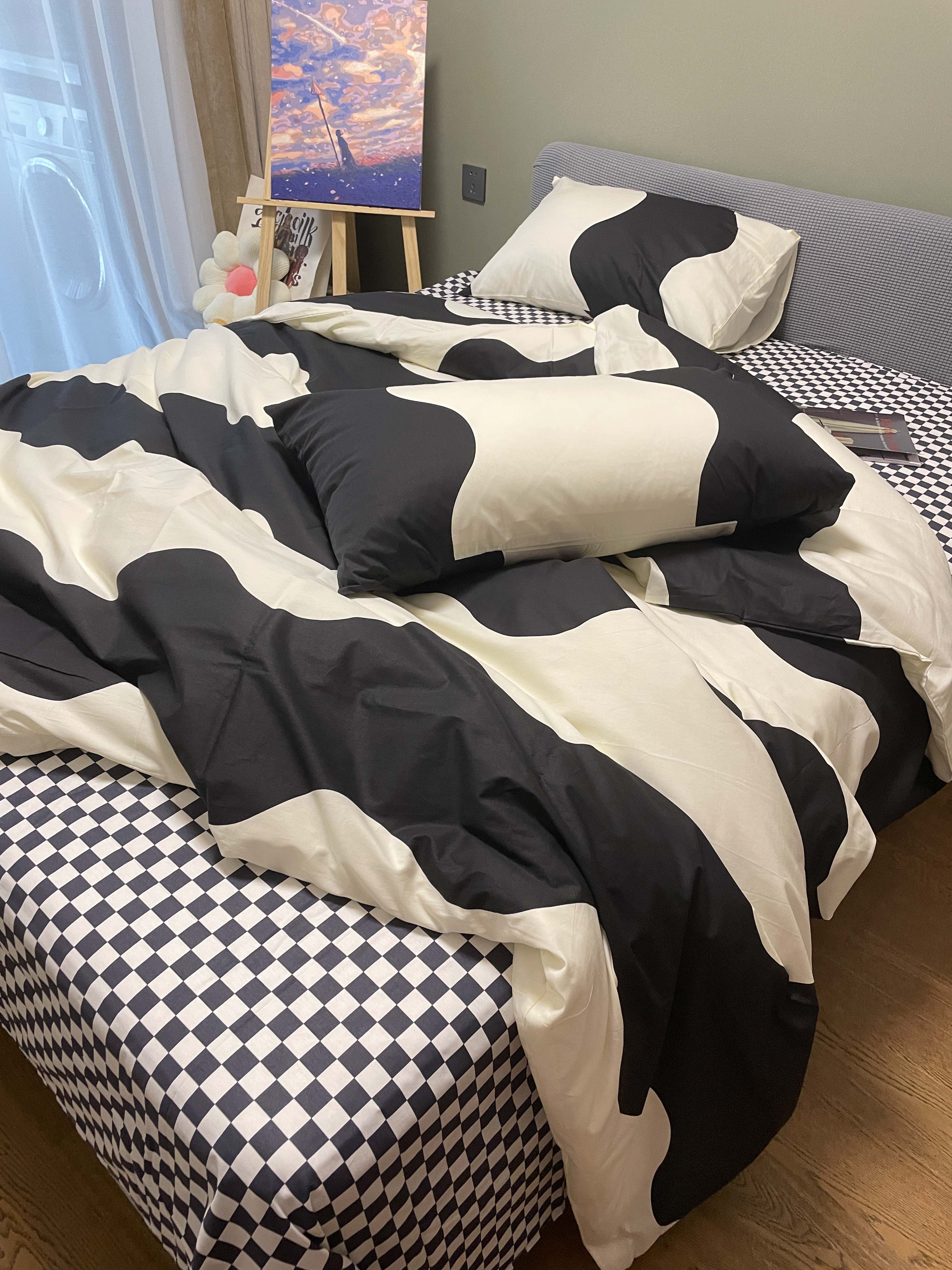 91家纺网 家纺一手货源 找家纺 （总）吉象 2022新款全棉活性印花四件套-北欧风系列