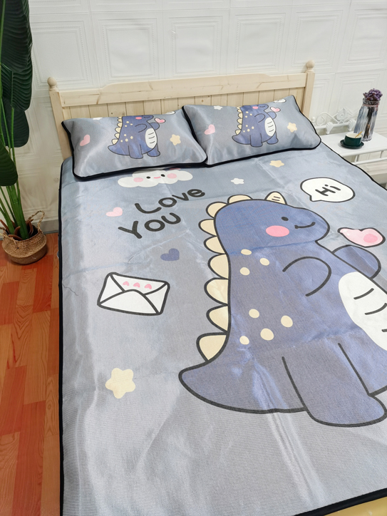 91家纺网 家纺一手货源 找家纺 (总)宅部落 2022新款卡通大版冰丝席