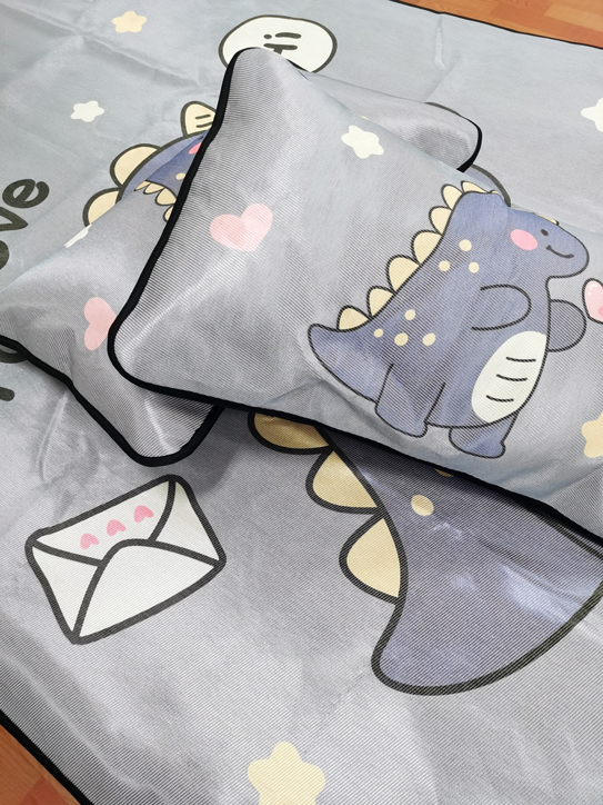 91家纺网 家纺一手货源 找家纺 (总)宅部落 2022新款卡通大版冰丝席