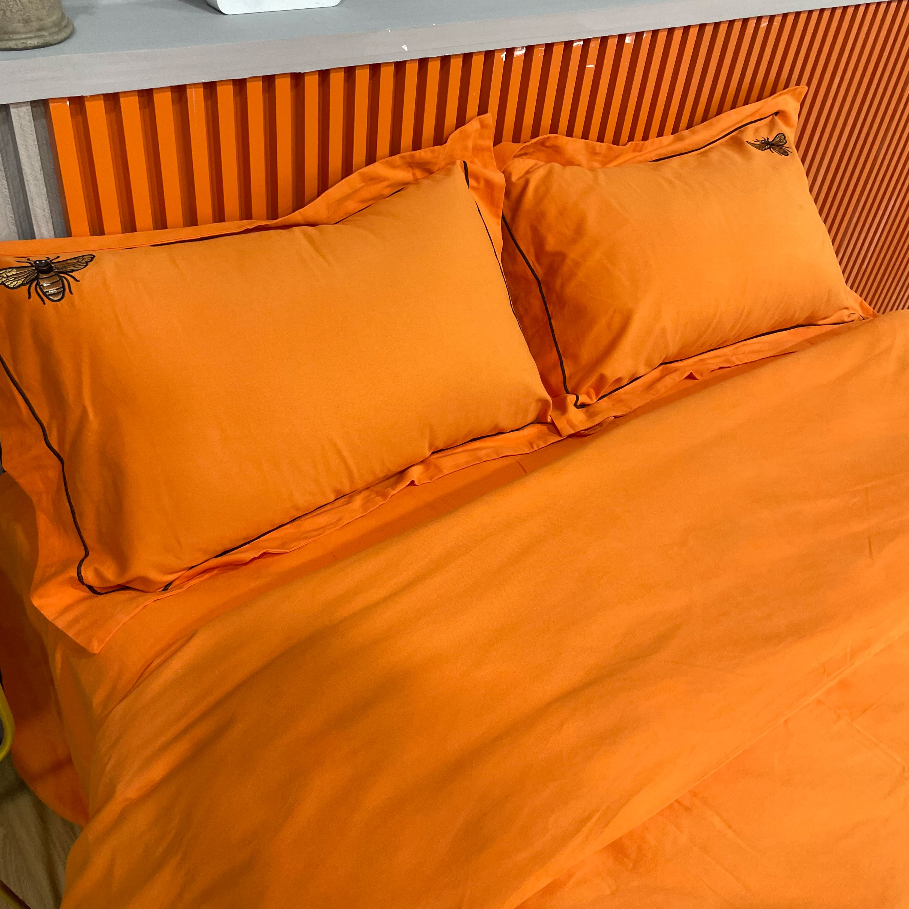 91家纺网 家纺一手货源 找家纺 （总）启航家居2025新款全棉磨毛宽边刺绣四件套英伦潮派系列