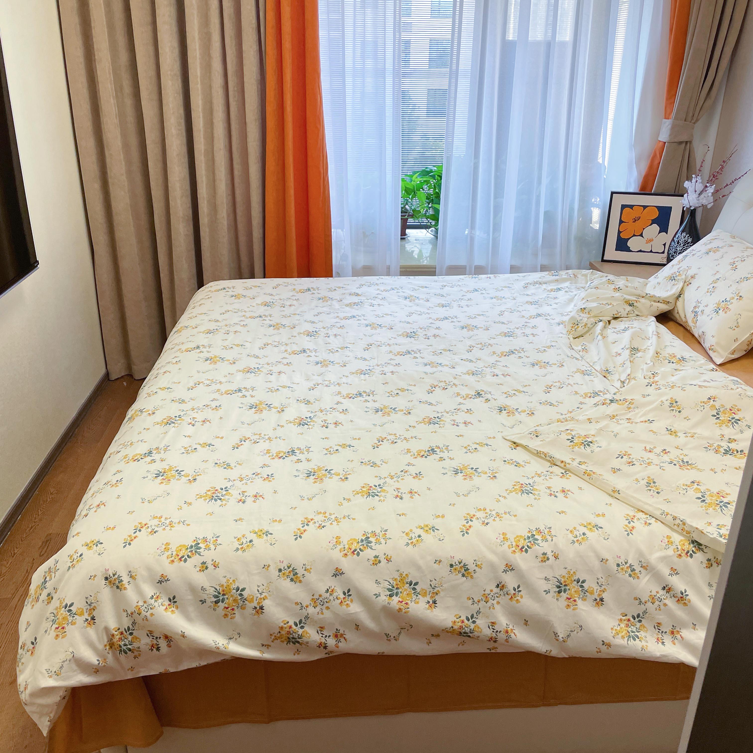 91家纺网 家纺一手货源 找家纺 （总）感遇2022新款纯棉印花四件套