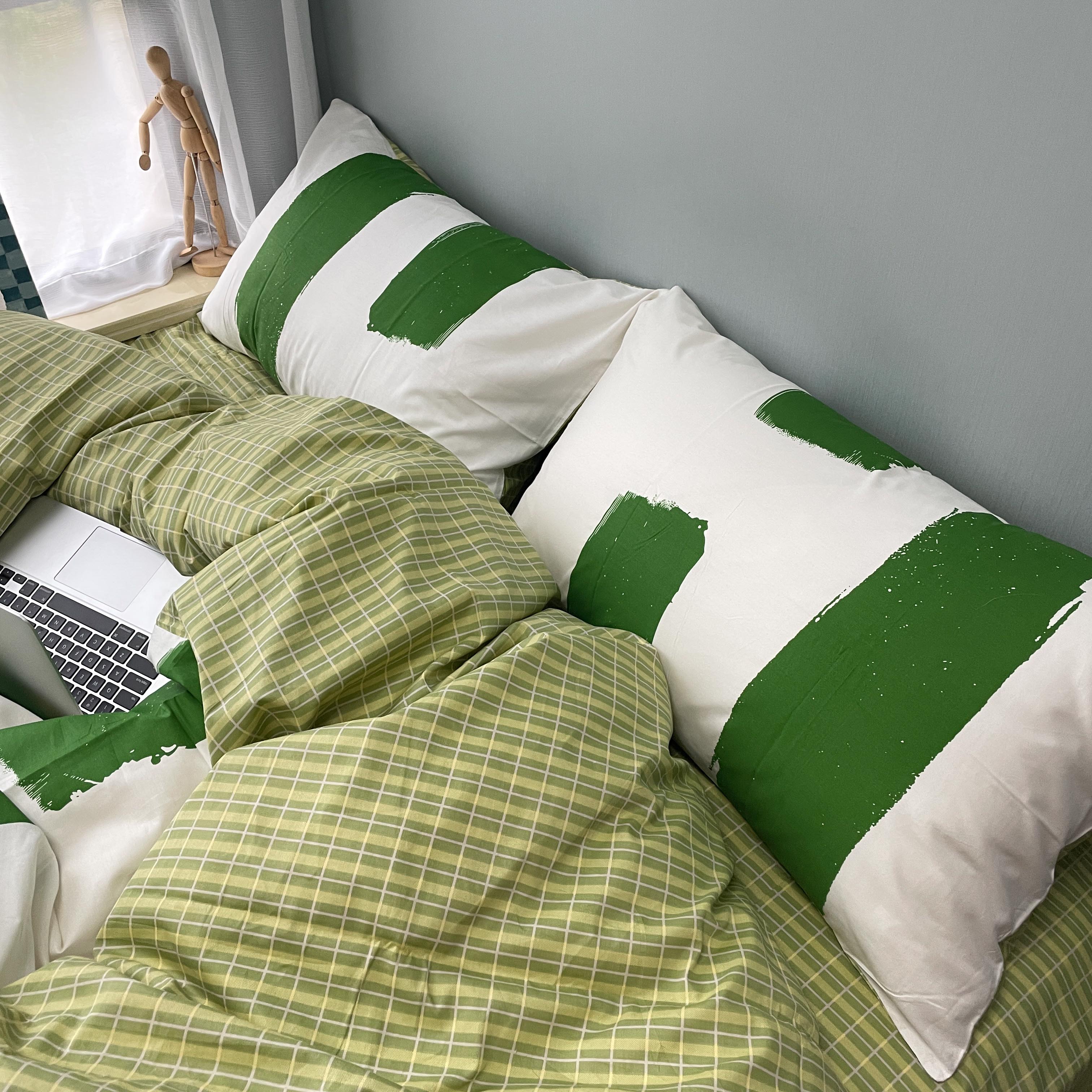 91家纺网 家纺一手货源 找家纺 感遇2022新款纯棉印花四件套 时尚空间