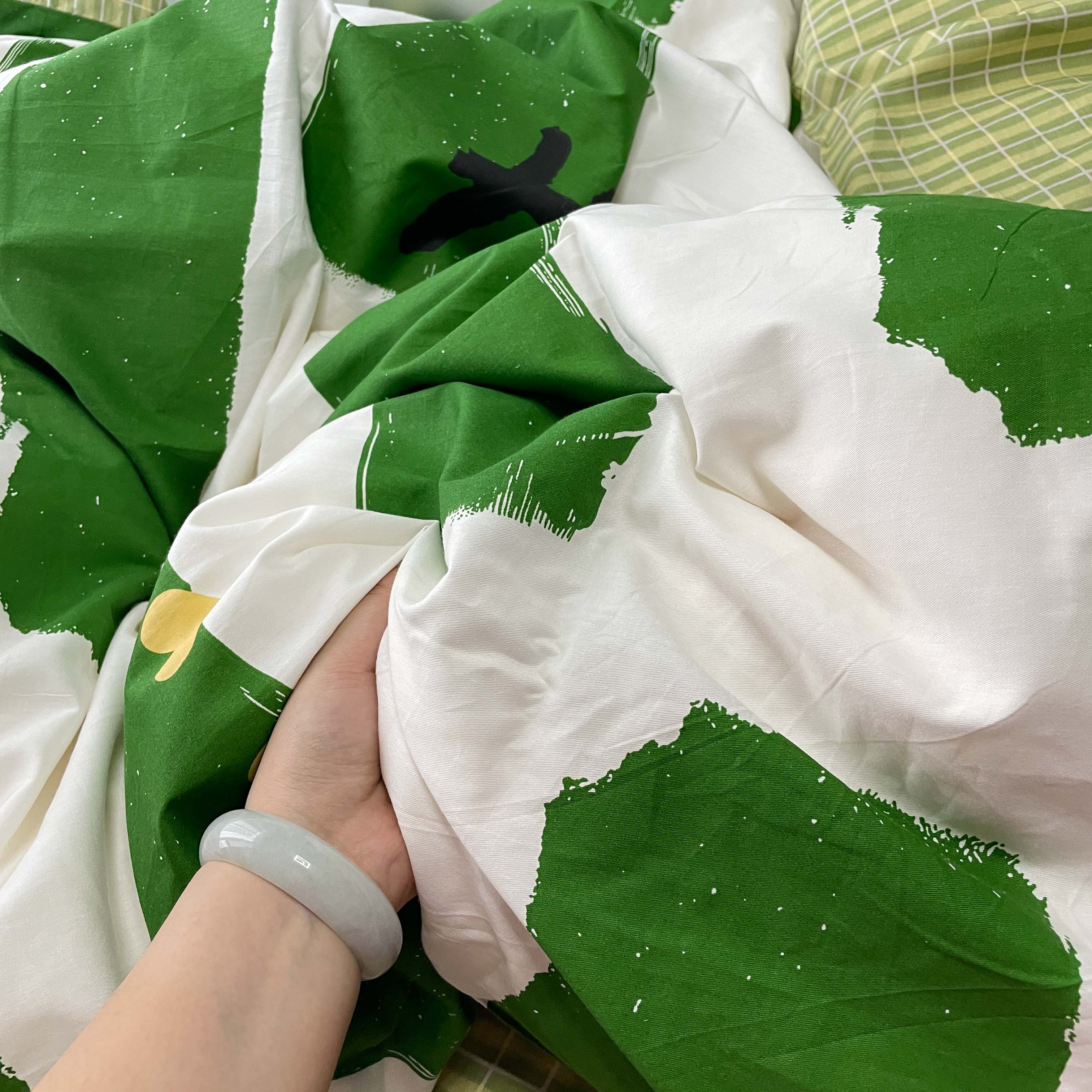 91家纺网 家纺一手货源 找家纺 感遇2022新款纯棉印花四件套 时尚空间